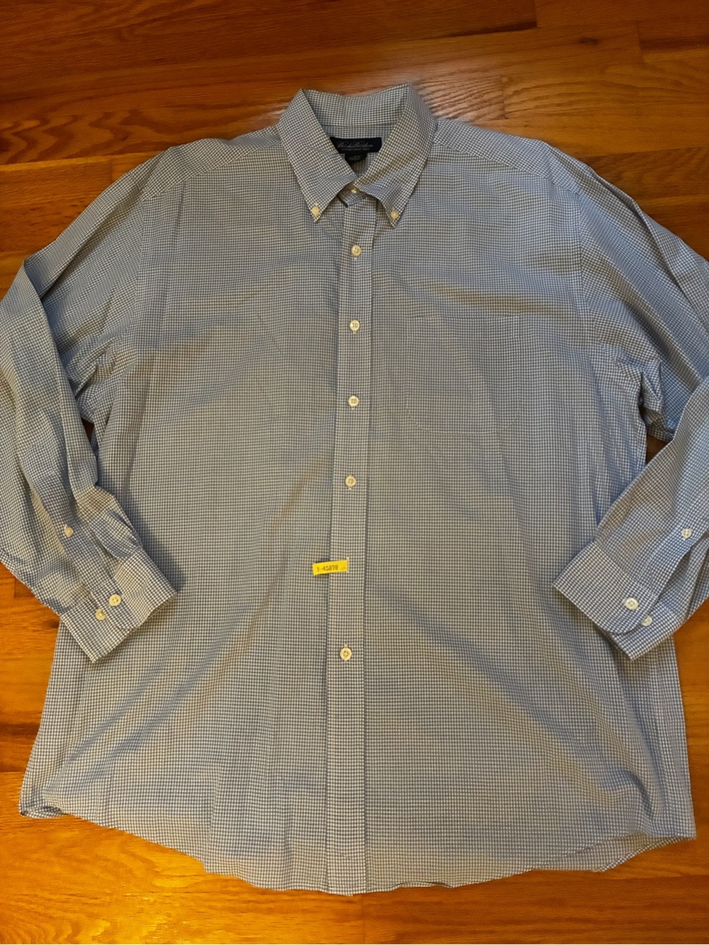 Brooks Brothers Blue Microcheck Button-Down Shirt